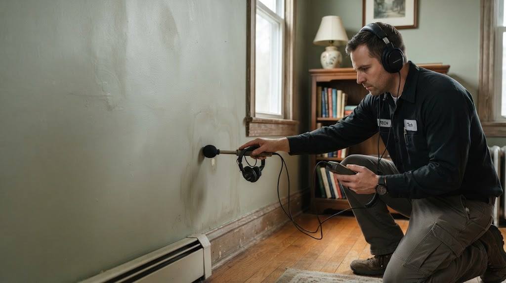 Emergency water shutoff valve procedure and rapid flood containment